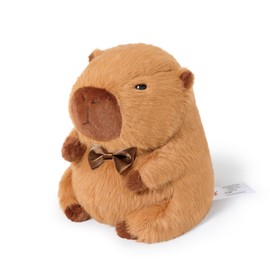 Ditucu Original Capybara Microwavable Weighted Stuffed Animal 2 lbs Heating Plush for Period Cramps Pain Plushies Toys Gifts for Kids Brown 9 inch