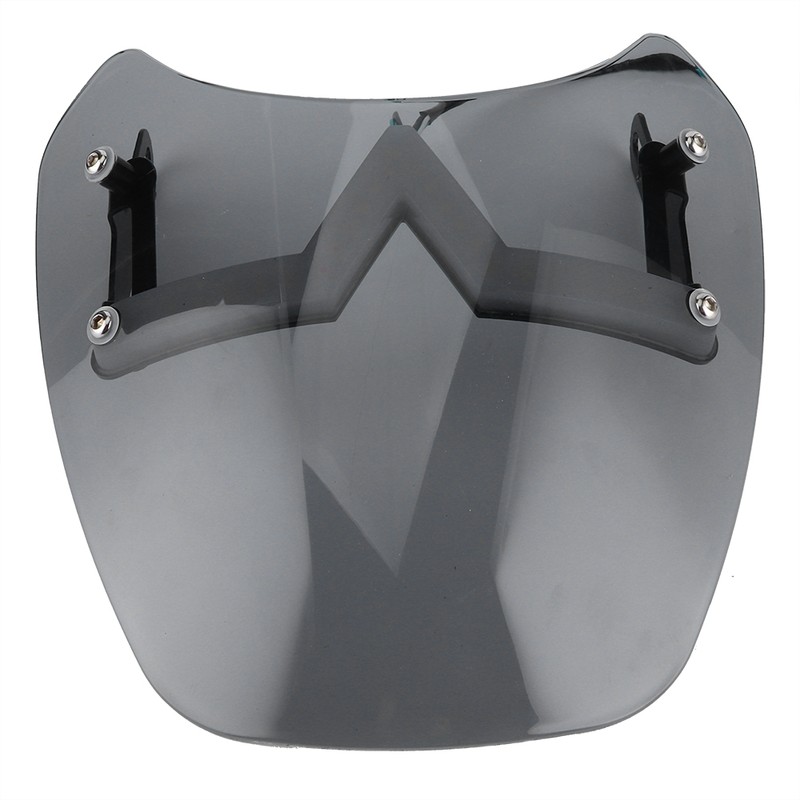 Motorcycles Wind Deflector Front Windshield W/V Lights LED Turn Signals