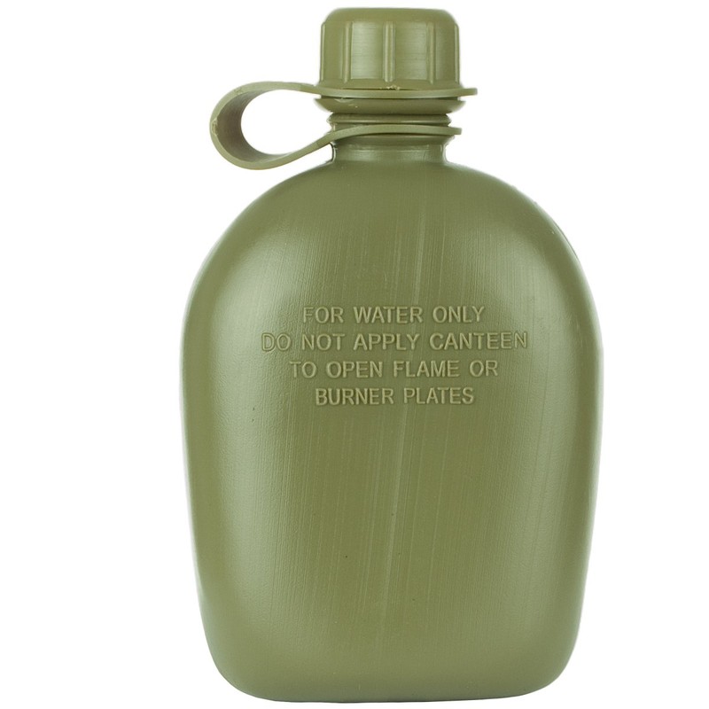 Highlander Plastic Water Bottle - Olive