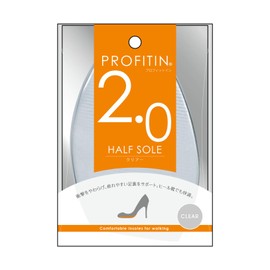 Arakawa Women's Pro Fit Insole, Half Sole, clear