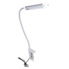 Gooseneck LED Work Light Silver C Clamp LED 21W Dimmable