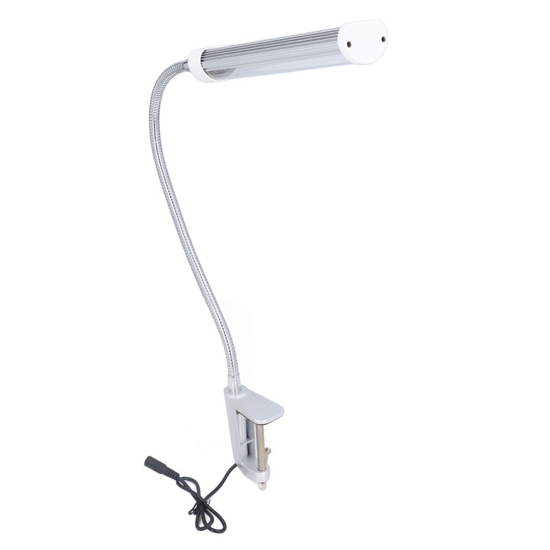 Gooseneck LED Work Light Silver C Clamp LED 21W Dimmable
