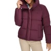Dockers Women's Water Resistant Quilted Bubble Puffer Jacket with Hood,