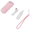 Hand Held Fan Mini Foldable Battery Operated Fan Humidification Cartoon