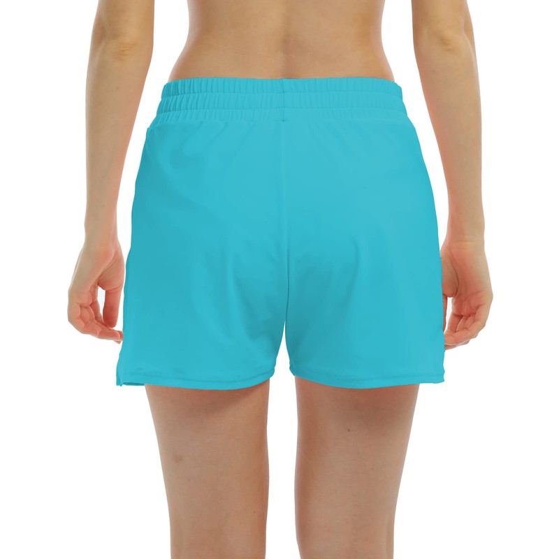 Halcurt Swimming Shorts Women's Swimming Trunks Quick Drying Board Shorts