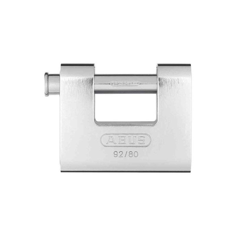 ABUS Monobloc Vorhängeschloss 92/80 gl.-8521 - gleichschließend - Messing-Schloss mit