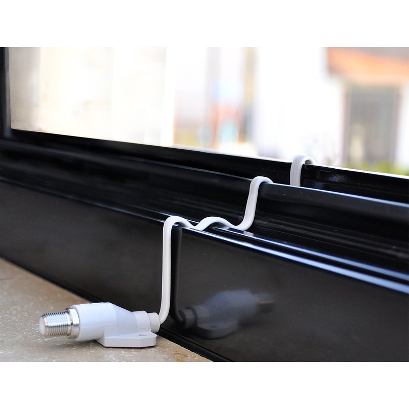 DUR-line® Professional Window Feed-Through XL – 34 cm Cable Length