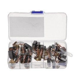 HARFINGTON 30pcs Carbon Brush 10 Different Sizes Grinder Brush Electric Motor Replacement Part Rotary Tool Cutting Machine Polisher Brushes