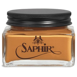 Saphir Medaille d'Or Pommadier - Pulidor para zapatos de piel natural, Marrón claro, 75ml