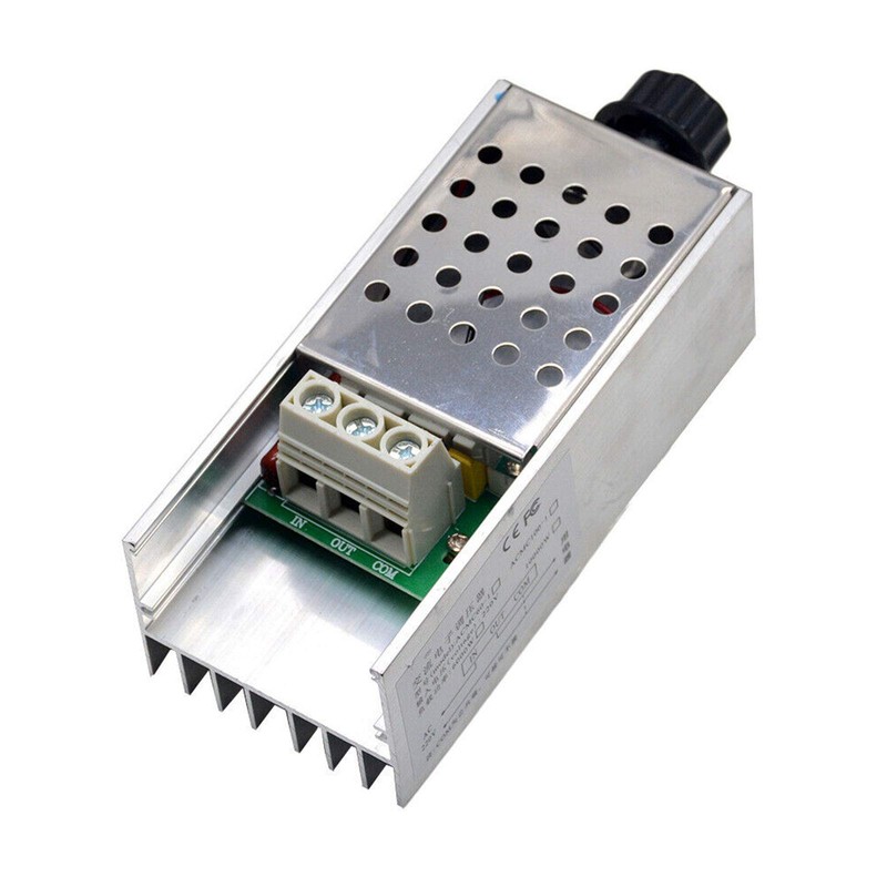 Areyourshop AC220V 10000W SCR Motor Speed Controller Volt Regulator Dimmer