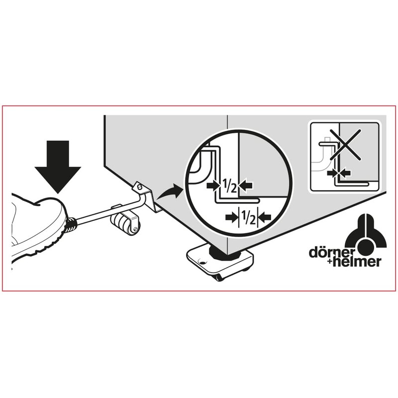 LIFTER MIT FUSSPEDAL BIS 160KG