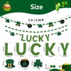 St Patricks Day Decorations 3 Pack Felt Pompom Banner Pre-Assembled