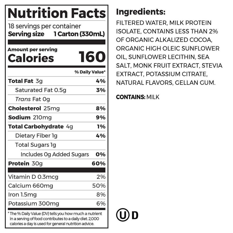 Orgain Orgain 30g Milk Protein Shake, Chocolate Fudge, 11 fl