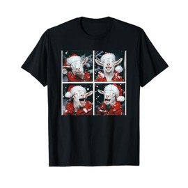 Screaming Christmas Goat Screaming T-Shirt