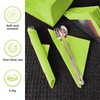 Green Napkins 100-4-Fold 2-ply 33 x 33cm Luncheon Napkins for