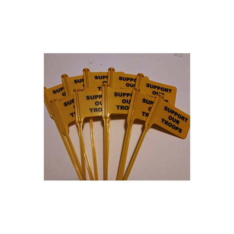 RANGEQUIP 10 Pack ECI Safety Flags (Safety Yellow)