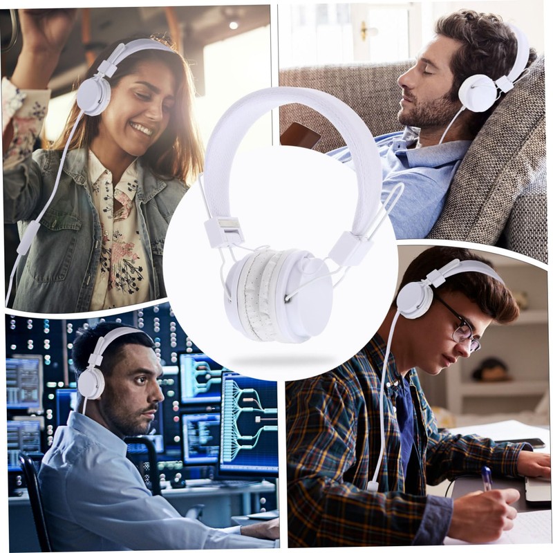 SHOWERORO Fashion Wired Gaming Headset with Microphone Lightweight Over Ear