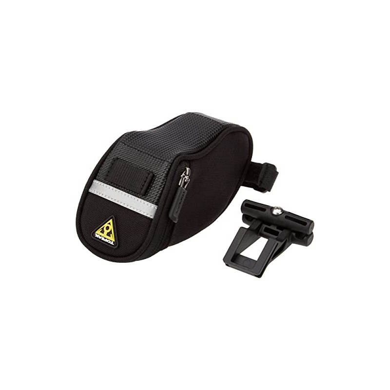 Topeak Slim Design for Athletic Saddle Aero Wedge Pack, Black,