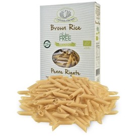 Rustichella d'Abruzzo Organic Gluten Free Brown Rice Penne Rigate - 8.8 oz (Pack of 2)