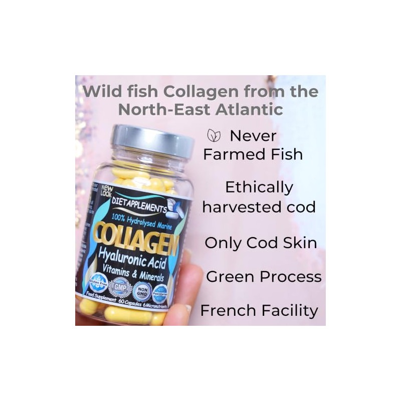 Advanced Skin, Hair, Nails, Bones Complex. Marine Collagen from Wild