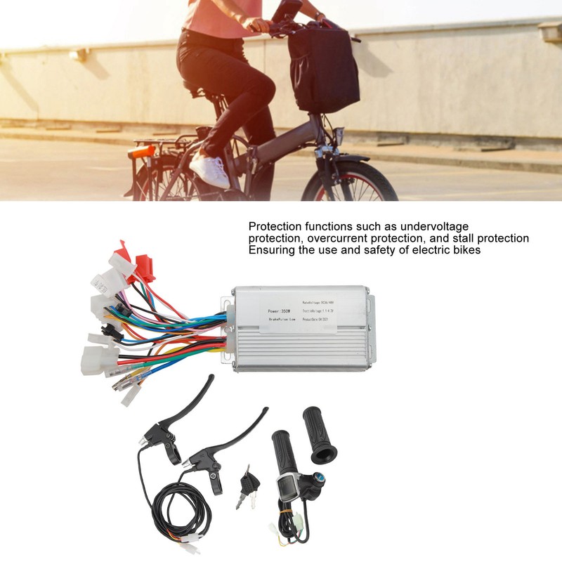 36V 48V 250W Electric Bike Brushless Motor Controller Throttle Grip
