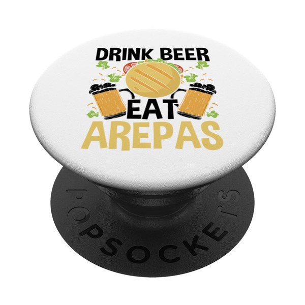 Arepa Making Arepas Grill Venezuelan Snacks Arepa Flour PopSockets Standard