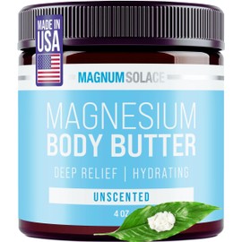 Magnesium Body Butter - Nighttime Magnesium Cream - Lightly Scented