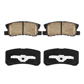 KAX Ceramic Brake Pads Rear for Jeep/Chrysler/Dodge- Patriot/200/Compass/Avenger/Sebring/Endeavor/Outlander/Outlander Sport/Lancer/Montero/Caliber, Low Noise & Low Dust, Set of 4
