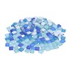 sourcing map 380g Crystal Glass Mosaic Tiles, 1 cm Square