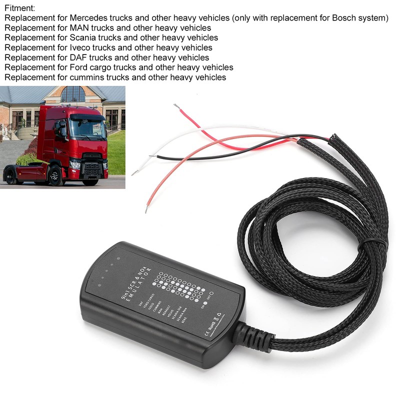 lvifloae Generic Replacement 9 in 1 Truck Diagnostic Tool Emulator