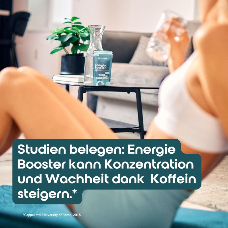 be tanics Energy Booster for Concentration with Caffeine and Vitamin