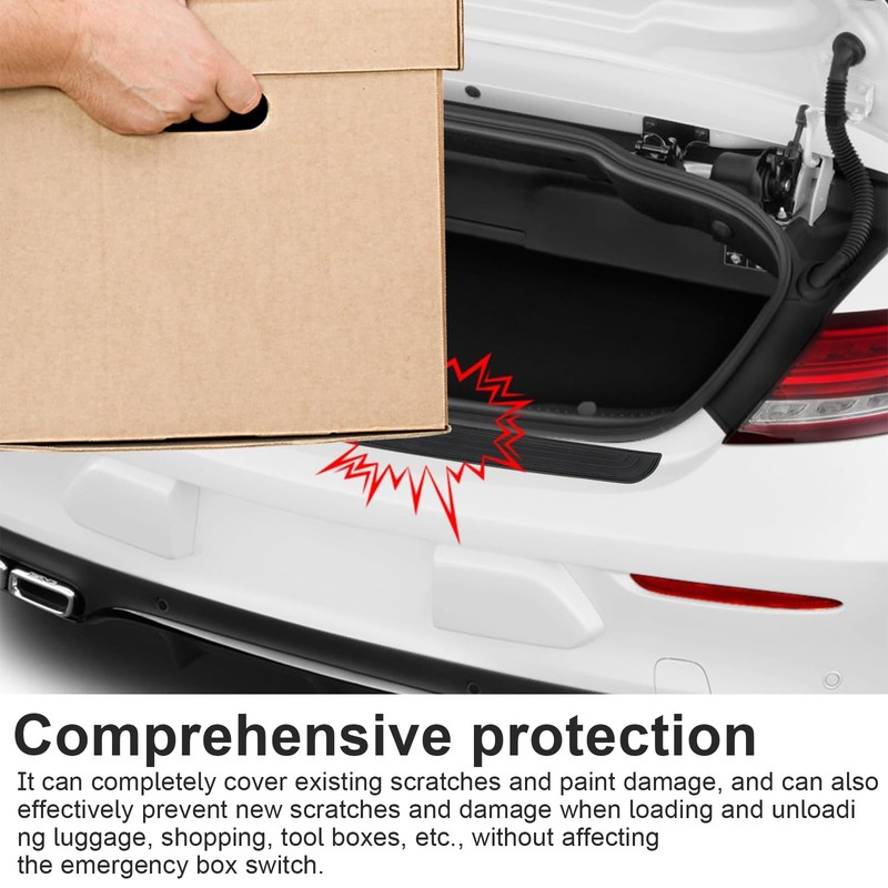 SRJQXH Bumper Protector, Boot Protector Strip Soft Rubber Material, 9