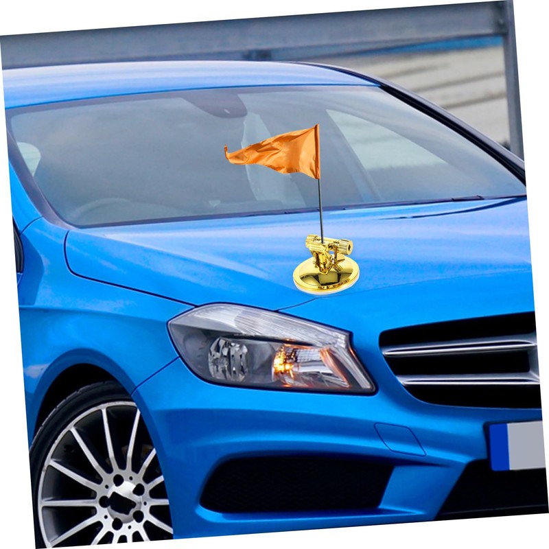 Abaodam Flagpole Stand for Car Suction Cup Flag Holder Rv