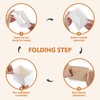 Bakbania 60 Pieces Paper Sandwich Boxes Take Out Containers 4.7x3.1x2.8