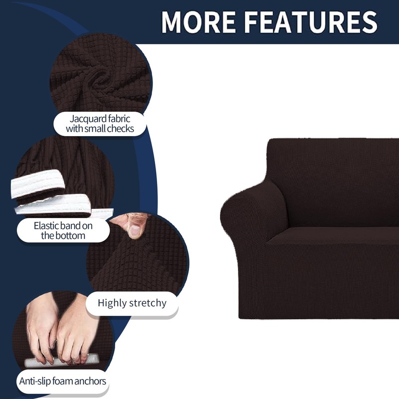 Cupuamon 2026 New Stretch Loveseat Sofa Slipcovers Couch Cover for