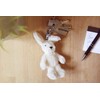 Schaffer Knuddel mich! 0252 Carrot Rabbit Pendant 12 cm Cream