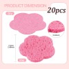 20 Pzs Esponja Facial Comprimida Para Limpieza Y Exfoliación