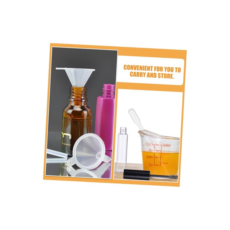 9juego Tubos De Rímel Vacíos Reutilizables Para Diy Con Embudo
