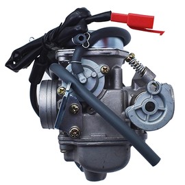 munirater 24mm Carburetor and Intake Boot Replacement for Yerf - Dog Spiderbox 4 - Stroke GY6 125CC 150CC Engine PD24J