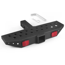 1000LBS Hitch Step with 2 inch Hitch Receiver＆Safety Reflectors for RV SUV Truck Flatbed Camper