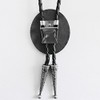 Bolo Tie Lone Star with Tribal in western style -