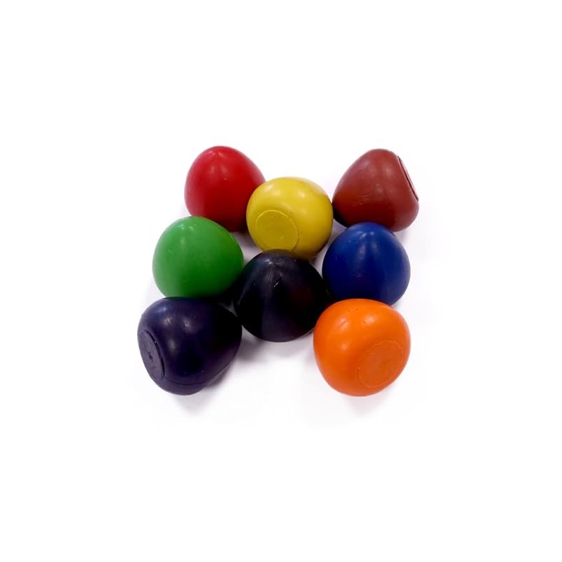 Major Brushes Chubby Egg Shaped Wax Crayons 5cm x 5cm