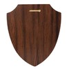 Premium Shield Plaque Wooden Display Multiple Sizes for Engraving, Arts