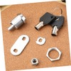OSALADI Cabinet Lock Tubular Lock with Keys Durable Construction for