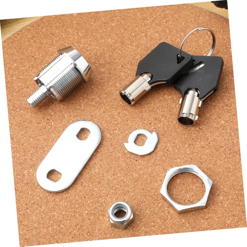OSALADI Cabinet Lock Tubular Lock with Keys Durable Construction for