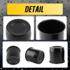 DewFlew 4Pcs 5.15" Push Through Wheel Center Caps Stainless Trailer
