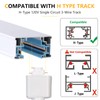 VANoopee 3-Color 10W H Track Lighting Heads Dimmable LED Track