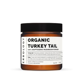 Erbology Organic Kawaretake Powder 40g - 100% Apatogen, Mushroom - Additive Free - Made in Europe