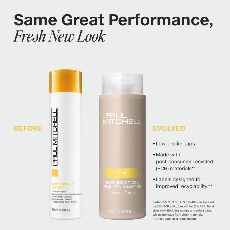 Paul Mitchell Baby Don’t Cry Tearless Shampoo, Cleanses + Softens