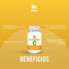 Vitamina C 100 Tabletas 500 Mg Cu, Calidad Premium Sabor